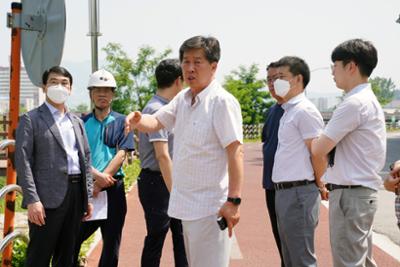 양구서천 양구지구 하천환경정비사업 현장점검