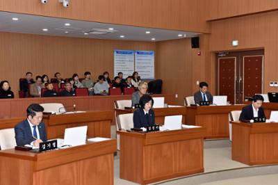 제293회 양구군의회 임시회 제1차 본회의 및 제1차 조례특위