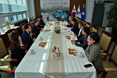 양구부군수,양구군의회 방문