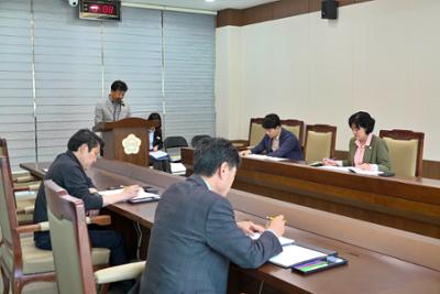 2025년 집행부 제1회 추경예산안 관련 사전설명회