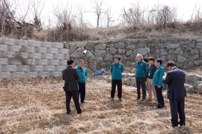 정림리 식생옹벽 현장답사