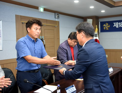 제18기 지역대표 자문위원 위촉장 전수 및 간담회