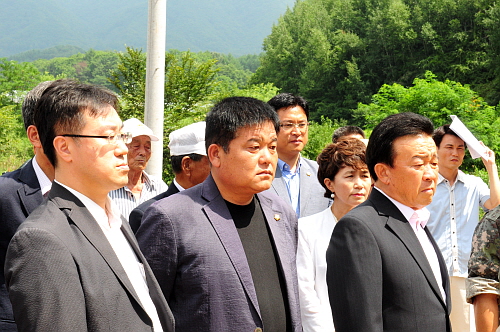 나라사랑 보금자리 준공식 참석