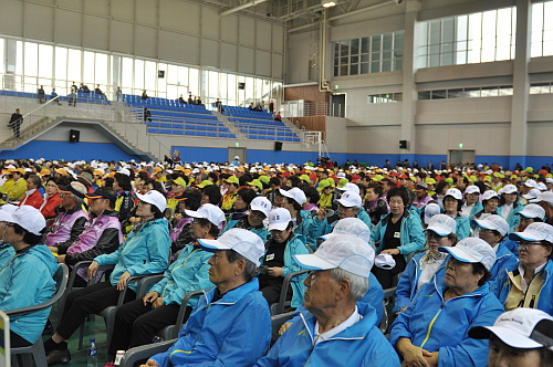 2014 강원도어르신생활체육대회 개회식 참석