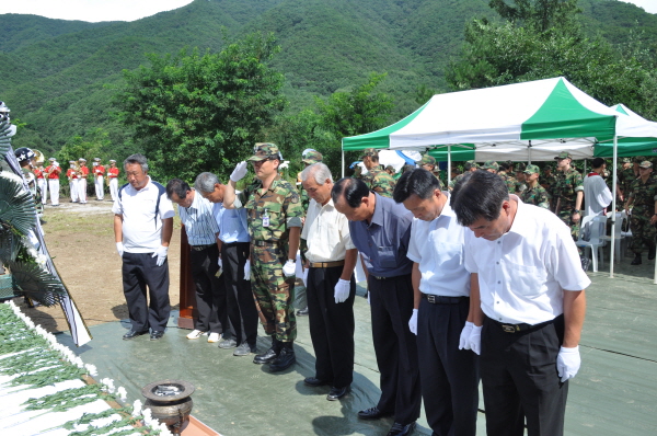 6.25전사자 유해발굴 개토식