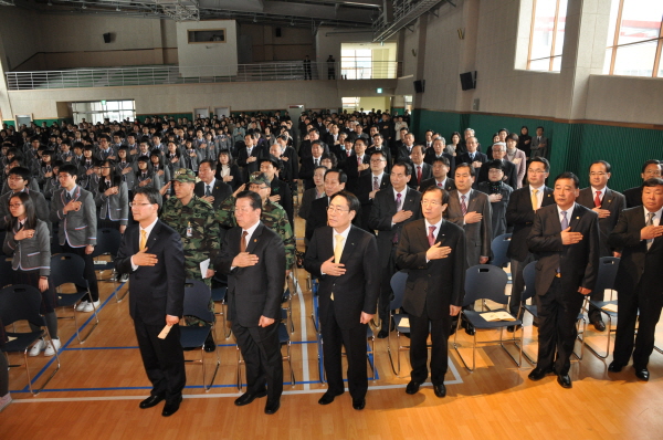 강원외국어고등학교 개교 및 입학식