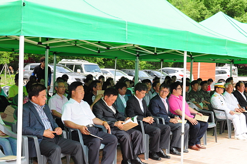 두타연 산소길 조각품 전시회 참석