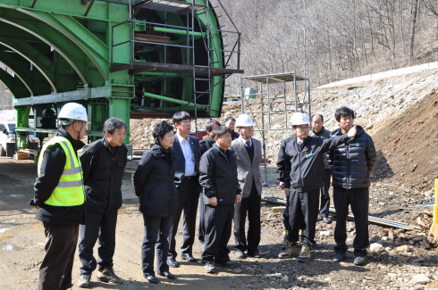 제180회 양구군의회 임시회 현장답사