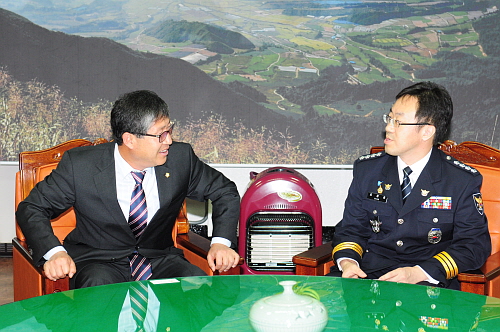 신임 양구경찰서장 접견