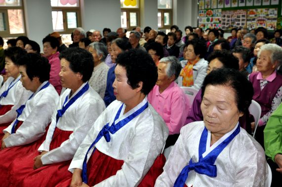 양구재가노인센터 준공식 참석