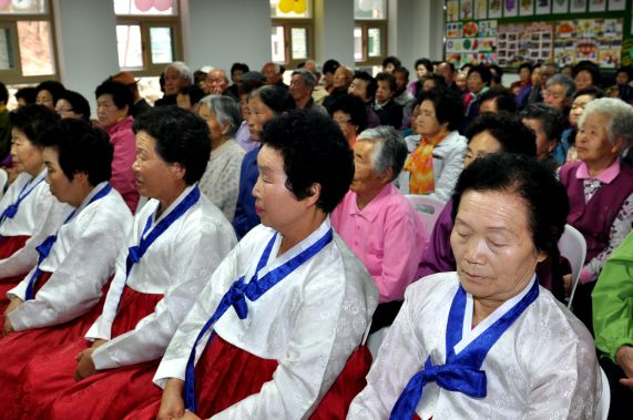 양구재가노인센터 준공식 참석