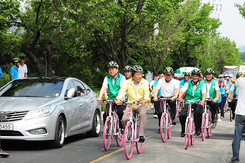 제3회 범도민자전거타기 생활화운동행사 참석