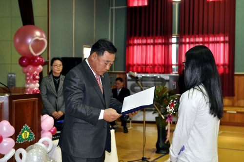 제75회 임당초교 졸업식 참석