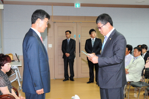 농업기술센타소장 방영선 명예되임식 참석